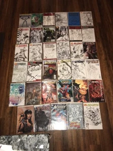 ONE OF THE BEST COMIC VARIANT LOT ON EBAY VIRGIN SKETCH AND NEGATIVE VARIANTS! - Picture 1 of 12