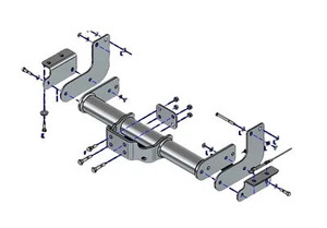 Towtrust Festflansch Anhängerkupplung für Leyland Maxus Lieferung 9 Fahrgestelle ab 2020 - Bild 1 von 7