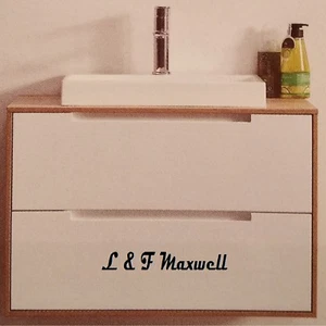 WALL HUNG OAK LOOK Vanity with Polymarble basin and soft close drawer 750-1800mm - Picture 1 of 14