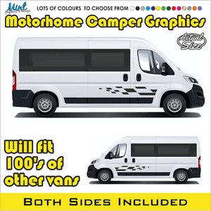 L3 LWB CITROEN RELAIS WOHNMOBIL CAMPER VAN STREIFEN GRAFIK AUFKLEBER 2 FARBEN 061 - Bild 1 von 4