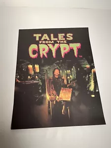 "Mini póster de colección Tales From The Crypt papel hechos estrellas programa de televisión anuncio 8,5x11"" difícil de encontrar" - Imagen 1 de 2