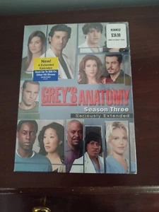 GREY'S ANATOMY SEASON 3 SERIOUSLY EXTENDED NIB - Picture 1 of 1