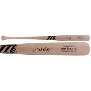 Alex Bregman Houston Astros Autographed Marucci Game Model Blonde Bat - Picture 1 of 1