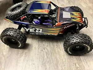 NEW BUILT CUSTOM Axial Yeti XL with upgrades!! Red Skull Eyes - Picture 1 of 11