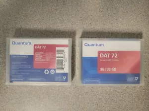 Quantum DAT 72 36/73GB 4mm Data Cartridge Factory sealed 2 Pack - Picture 1 of 1