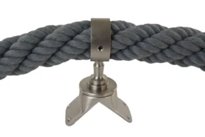 Seilausseneckträger Soporte de Cuerda Níquel Mate Para 40MM la Barandilla - Imagen 1 de 3