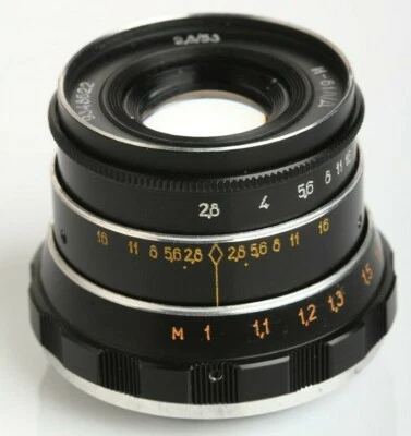 US Location Industar 61 L/D f2.8 55mm Rangefinder MACRO Lens M39 Mount FED Zorki - Image 1 of 4
