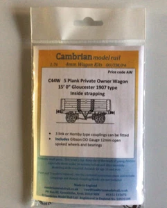 Cambrian C044W 5 Plank Private Owner Wagon Kit - Picture 1 of 2