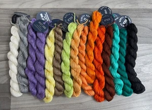 HUGE 15 SKEINS PLANET EARTH FIBER SILK NEEDLEPOINT THREAD EMBROIDERY FLOSS LOT - Picture 1 of 1