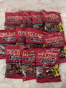 11x Beutel Haribo Beeren Geschmack Gummi Süßigkeiten Hering Beutel | Anteilsgröße | 5oz - Bild 1 von 3
