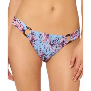 Jessica Simpson LILAC MULTI Palmy Days Printed O-Ring Swim Bottom Large NWT - Picture 1 of 10
