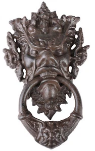 Heurtoir Antique Teufelsfratze Sonnette Renaissance Tête de Mur Türkopf Türdeko - Photo 1 sur 4