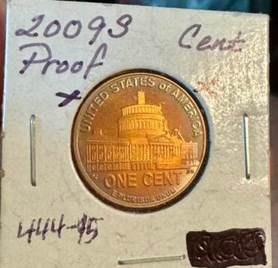 USA 1 Cent 2009-S Lincoln Presidency Proof - Image 1 of 3
