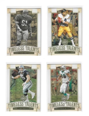 2019 Panini Legacy Football Timeless Talents Inserts - COMPLETE YOUR SET - Image 1 of 2