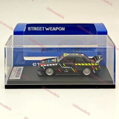 STREET WARRIOR SW 1/64 BMW LTO E30 M3 Peaches Diecast Models Car Collection - Photo 1/4