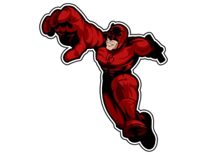 Calcomanía de vinilo impermeable Daredevil #2 calcomanía de cómic troquelada para automóvil portátil - Imagen 1 de 1