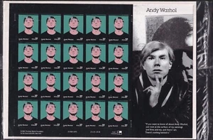 Scott #3652 Andy Warhol Full Sheet of 20 Stamps - Sealed White - Picture 1 of 3