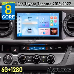 8 Core 6+128GB Radio Stereo GPS Android 13 for Toyota Tacoma 2016-2022 Carplay - Bild 1 von 11