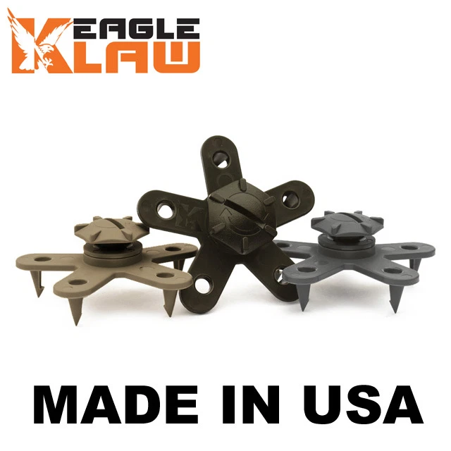 Juego de clips de alfombrilla de piso de anclajes de fijación antideslizantes para alfombrillas de coche - Eagle Klaw Foto 1 de 4