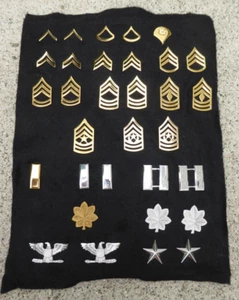 Vintage US Military Armed Forces Rangabzeichen Pin Abzeichen Sammlung Lot - Bild 1 von 5
