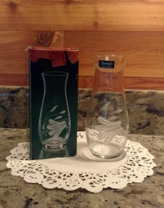 1987 ACTION INDUSTRIES WEIHNACHTSSTRAUSS HANDGESCHLIFFEN QUALITÄT KLASSE VASE MIT BOX - Bild 1 von 8