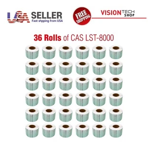 CAS LST-8000 Druckmaßstab Etikett, 58 x 30 mm, nicht-UPC ""36 ROLLEN"" pro Koffer - Bild 1 von 6