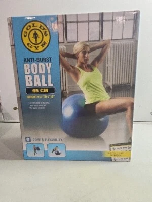 Balón corporal de ejercicio anti-explosiones Gold's Gym 65 CM Foto 1 de 4