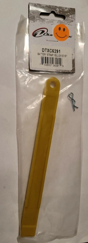 Duratrax Battery Strap and Clip Yellow Evader ST EVST 2wd Truck DTXC6291 - Image 1 of 1
