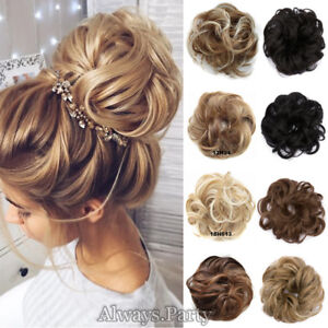 Women's Fashion Pony Tail Hair Extension Curly Bun Hairpiece Scrunchie NEW Style
