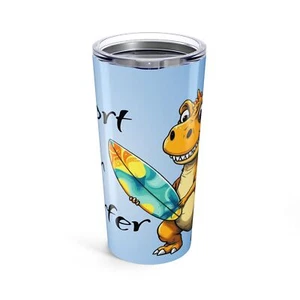 Short Arm Surfer T-Rex Becher 20oz | Geschenk - Bild 1 von 5