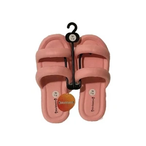 Sandali donna Sole Selection 2 cinturini slide rosa chiaro medio 7/8 - nuovi con etichette - Foto 1 di 8