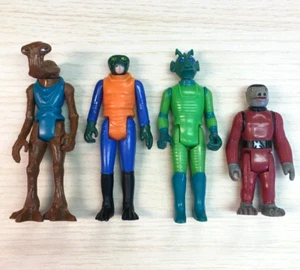 Vintage 1978 Star Wars Cantina Creature Lot of 4 Greedo Snaggletooth Hammerhead - Picture 1 of 2
