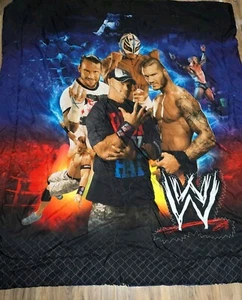 Ropa de cama para niños WWE EDREDÓN DOBLE CM Punk Rey Mysterio John Cena Randy Orton 2012 - Imagen 1 de 8