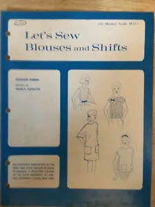Let's Sew Blouses and Shifts, Cornell University, Revised 2/1967, Bonus 3 bklts. - Picture 1 of 9