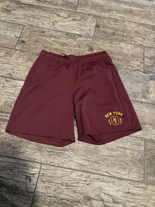 Abercrombie Kids athletic shorts Drawstring boys size 11/12- Color Burgundy - Picture 1 of 6