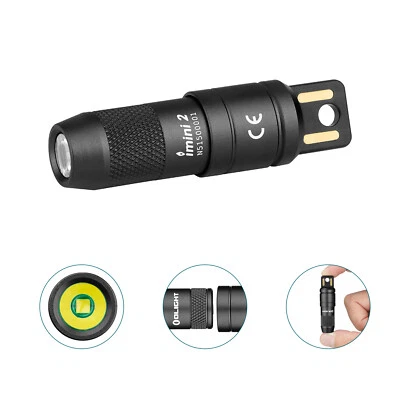 Olight imini 2 50 Lumens Tiny Keychain Flashlight EDC Flashlight Black Portable - Image 1 of 4