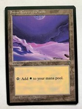 SNOW-COVERED PLAINS Ice Age 1995 Magic The Gathering MTG Land Heavily Played