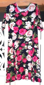 Viscose-Kleid A-Linie Gr. L von New Jersey - Bild 1 von 1
