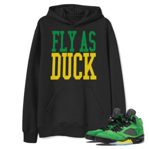 Felpa con cappuccio da abbinare Air Jordan 5 Retro SE Fly As Duck felpa con cappuccio S-5XL - Foto 1 di 6