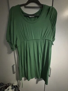 New Look Green Evening Top Size 16 - Picture 1 of 4