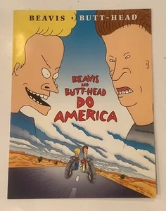 Beavis And Butt-Head Do America Movie Premiere Program Folder -1996 MTV RARE - Picture 1 of 3