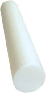 Cando Foam Roller - White PE Foam - 6" X 36" - Round - Case of 12 - Picture 1 of 1