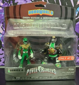 New Hero World Power Rangers Green Ranger Dragonzord Mini Figure Set Funko - Picture 1 of 3