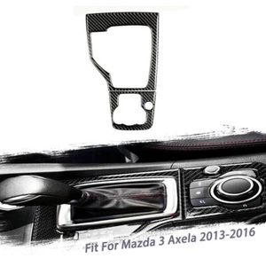 For Mazda 3 Axela 13-16 Carbon Fiber Inner Gear Shift Panel Frame Cover Trim-D - Imagen 1 de 8