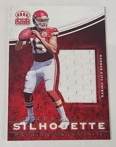 PATRICK MAHOMES - 2017 PANINI CROWN ROYALE - SILHOUETTE ROOKIE JERSEY - CHIEFS - - Picture 1 of 2