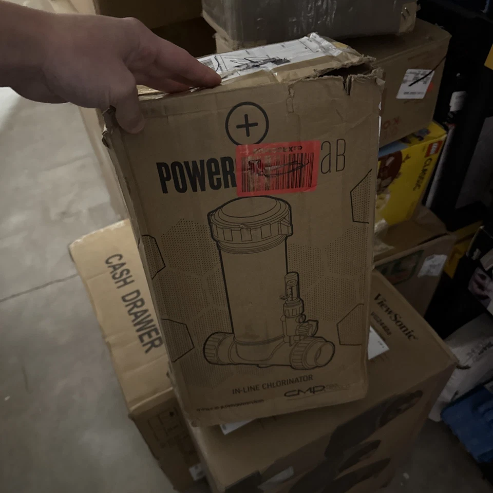 CMP Power Clean Tab Ultra In-Line Chlorinator w/Clear Glass Lid New - Image 1 of 1