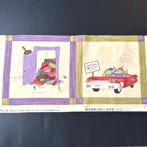 New Quilts Old Friends Sandy Gervais Moda Fabrics Cotton Fabric Panel Quilting a - Picture 1 of 4
