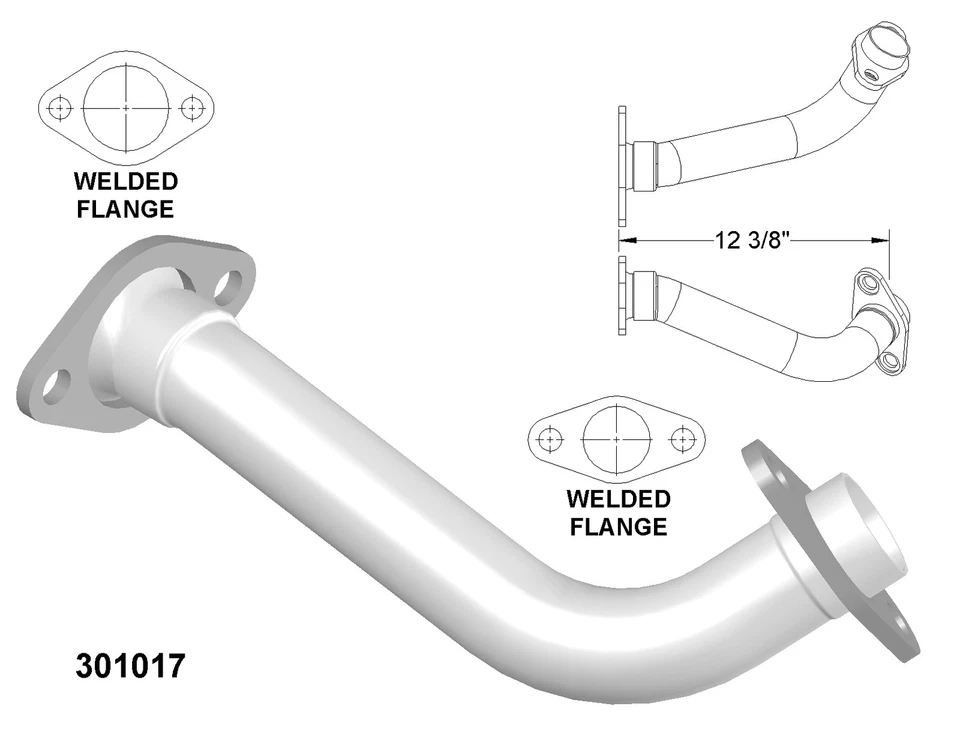 Exhaust and Tail Pipes for 1995-1997 Geo Tracker - Image 1 of 2