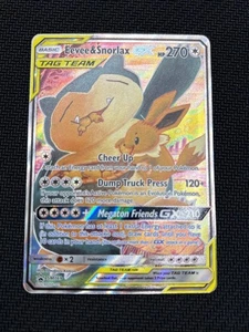 Eevee & Snorlax GX SM169 Sm Holo - Imagen 1 de 10