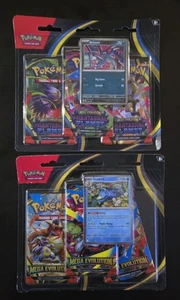 Pokémon TCG: Phantasmal Flames Triple Blister Pack Sneasel And Golduck - Picture 1 of 2